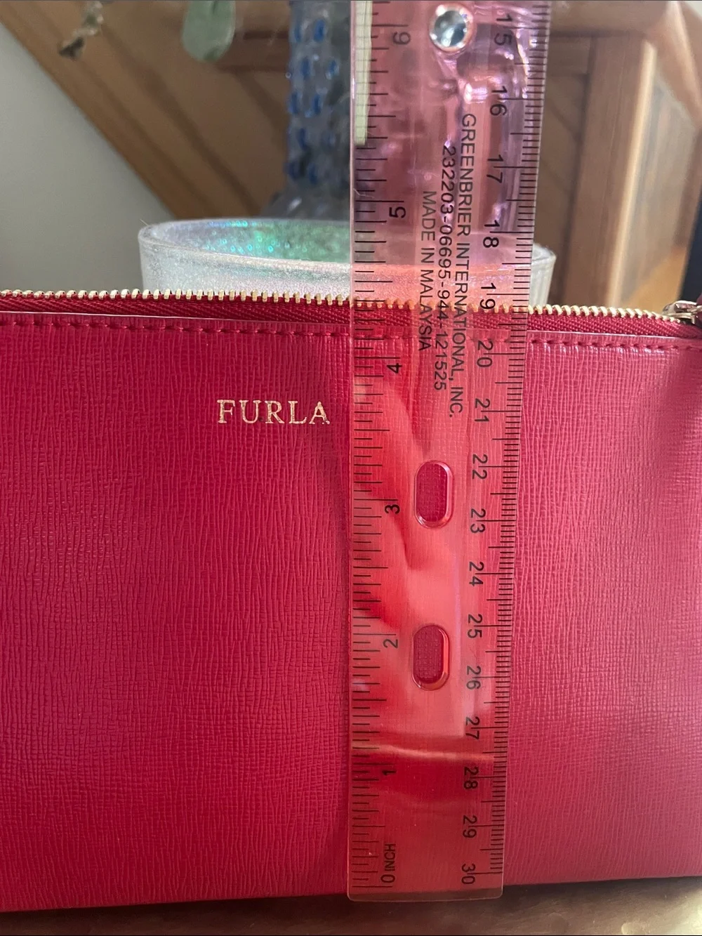 Furla sleek wristlet